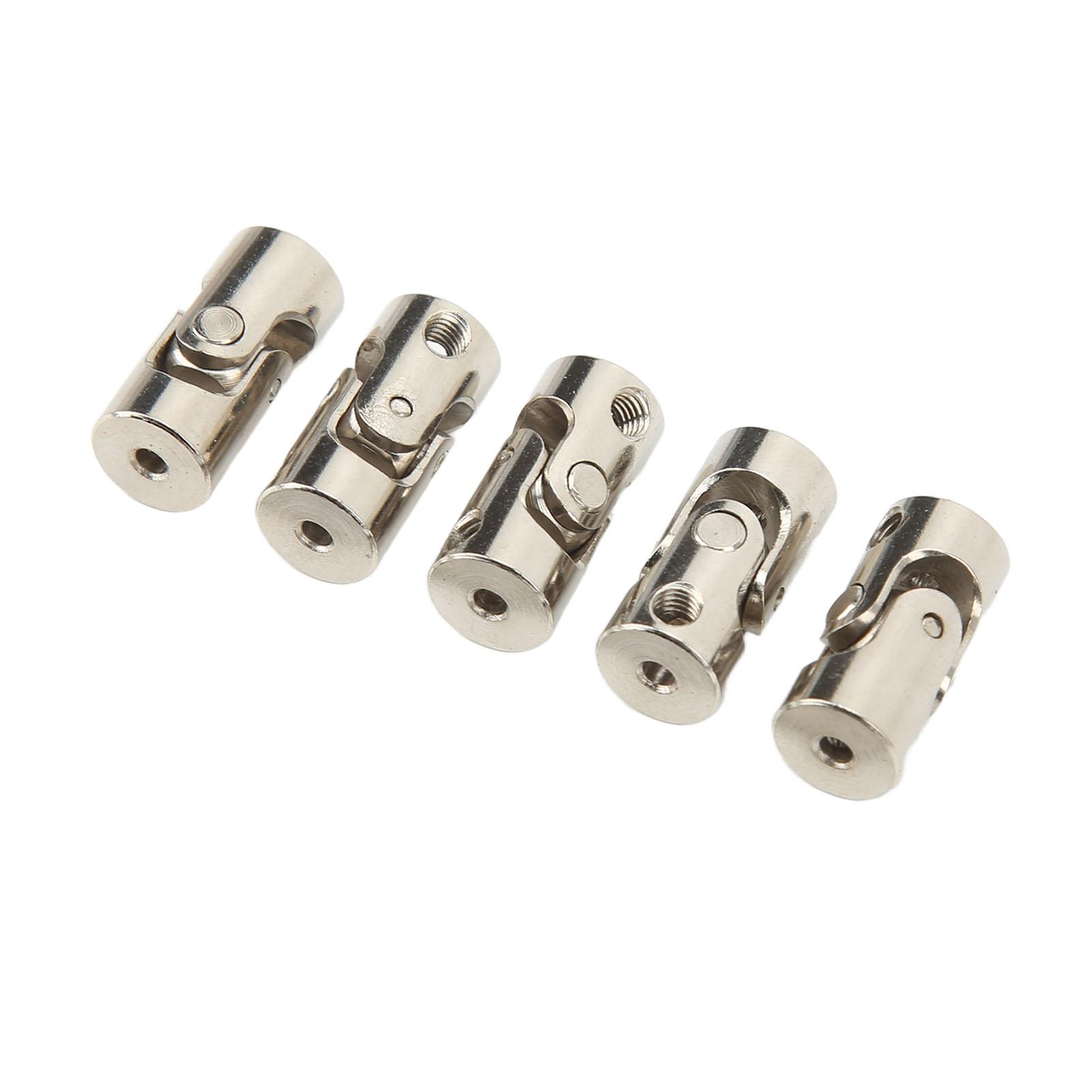 

5PCS 2mm Universal Joint Shaft Coupling 2 Section Universal Joint Coupling Connector for RC Car Boat