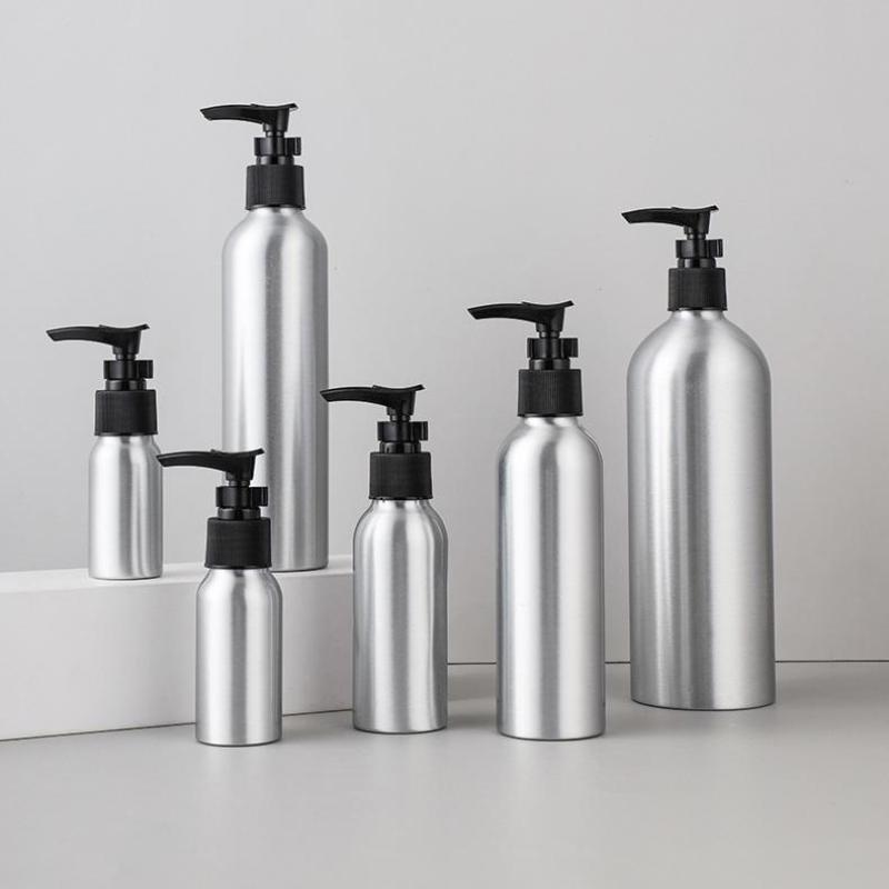 Refillable Foaming Soap Dispenser Portable Rustproof Aluminum Press Bottle Shampoo Shower Bottles Kitchen Bathroom Accessories