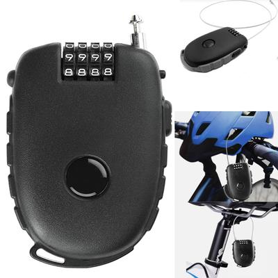 Motorradhelm-Schloss Mini-Kabelschloss Tragbar Fahrrad Motorradhelm Reisegepäck Rucksack Snowboard Passwortschloss