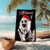 Personalized customized proof beach towel with Terrifier Art the Clown pattern - soft, absorbent,quick-drying,perfect swimming,camping&bathing