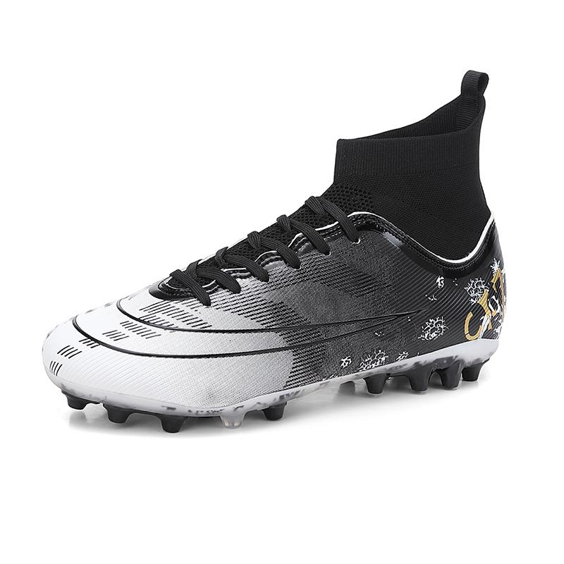 New Summer Football Shoes Long Spike Grass Football Shoes Training Competition Low Top Spike Sports Shoes For Men 32-45