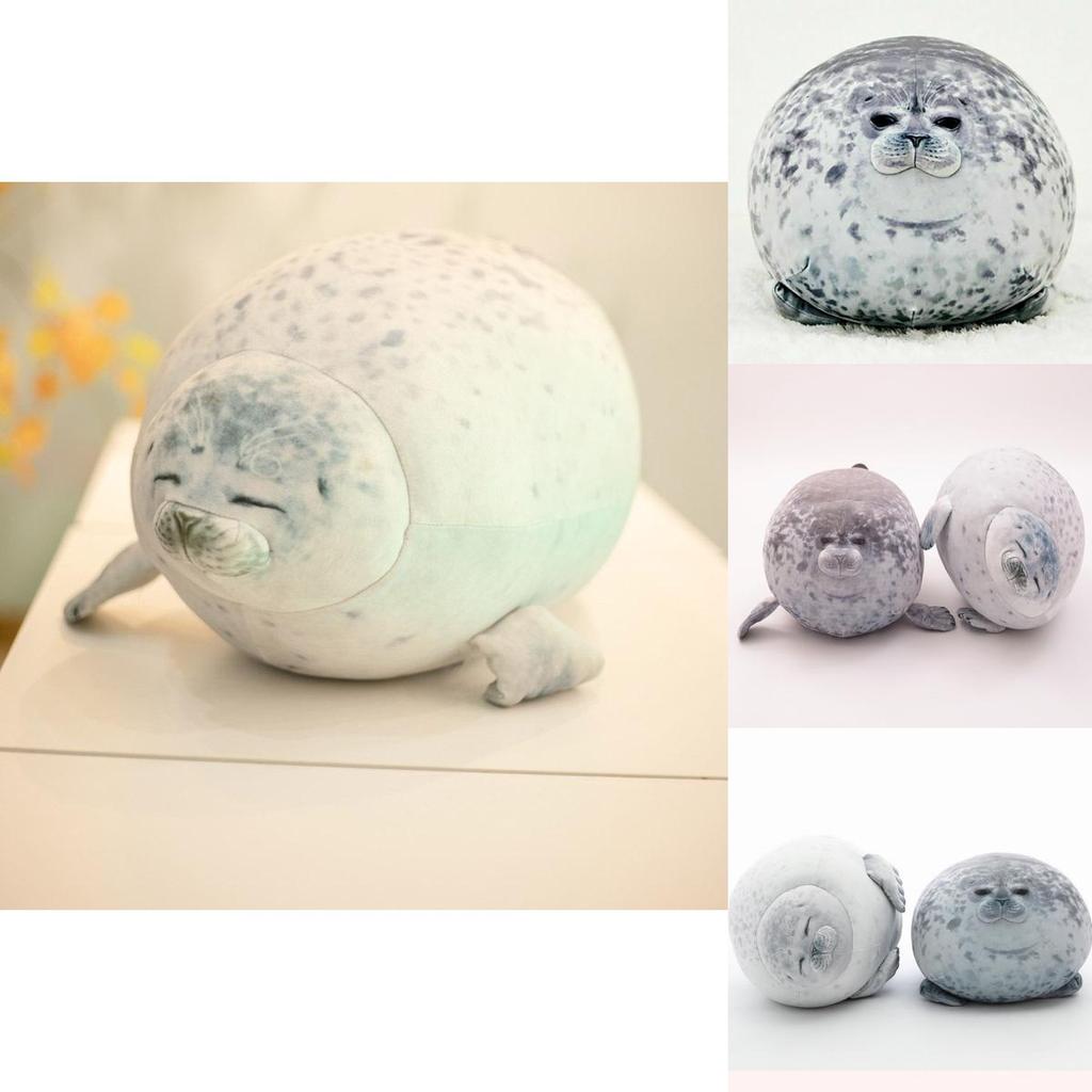 Large Chubby Blob Seal Plush Toy Animal Pillow Pet Soft And Cute Ocean Stuffed Doll Gift