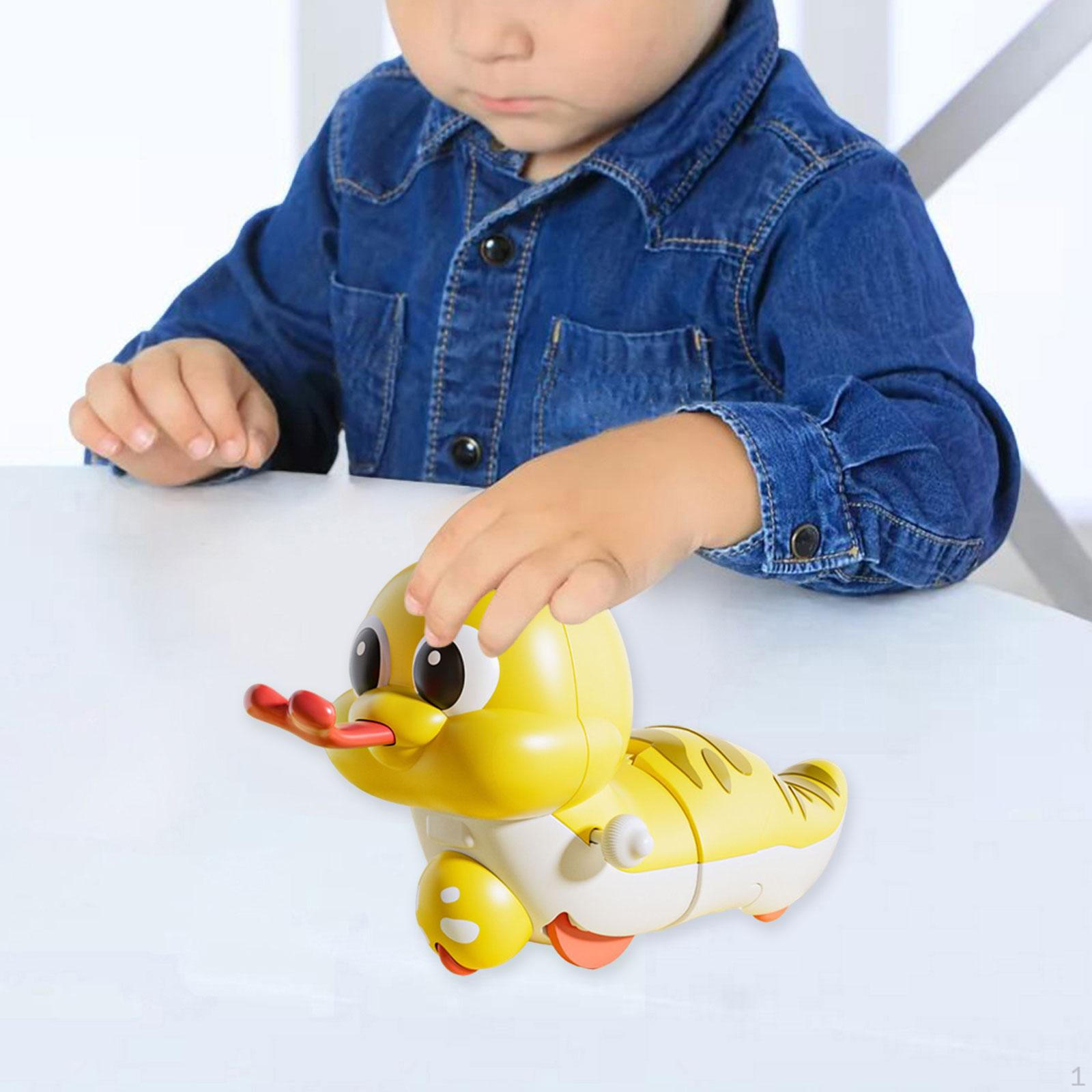 

Игрушка заводная змея, Машущее животное, Прочная, Раннее обучение, Забавная фигурка для детей, Подарок 3 года жёлтый