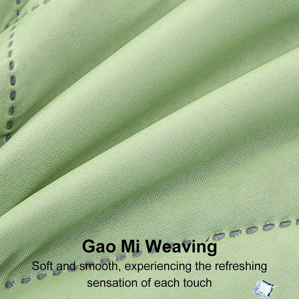 Cold Feeling Quilt Solid Color Lightweight Cooling Quilts Multi-Function Breathable Bedroom Blanket for Home Office