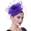Women Girls Mesh Fascinators Hat Cocktail Party Headband Headpiece Wedding Hat