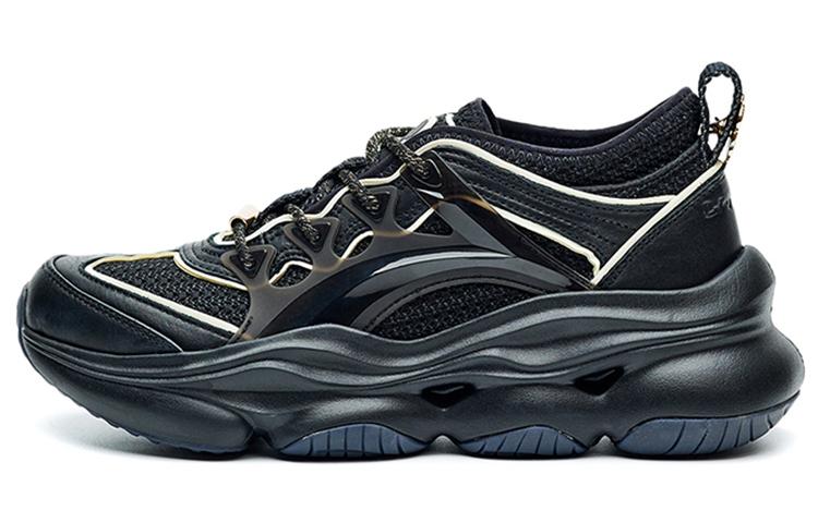 LI NING 1990 Повседневная обувь Женская низкая черная ALFR158-1 36