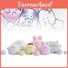 Adorable Yuyou Family Plush Dolls Cute Animal Figurines Soft Comfort Toys For Girls Gifts