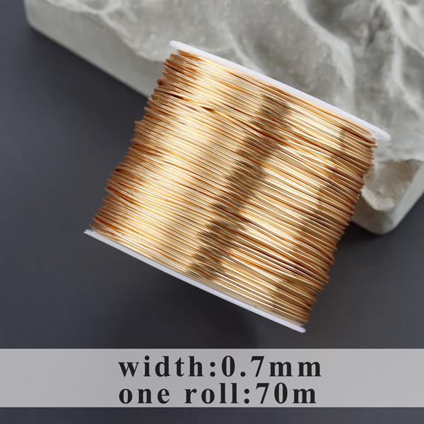 M997 Jewelry Accessories,pass REACH,nickel Free,copper Wire,18k Gold Plated,never Fade,one Roll/lot