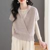Women's Knitted Pullover Sweater Vest - Spring/Autumn Fashion (2025)