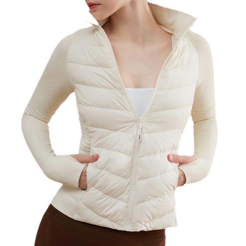 Light and thin down jackets women's high-end women's 90 goose down new winter Korean version loose large size yoga clothes