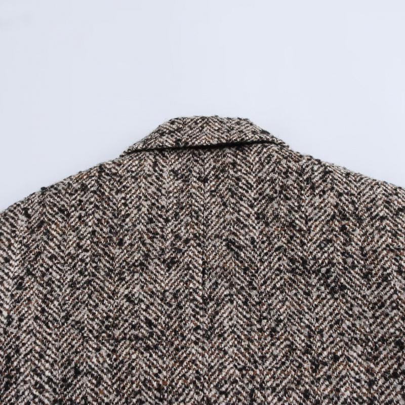 Women's Winter Fashion: European American Style Belted Loose Suit Jacket