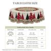 1 Bucată Fețe de Masă Rotunde și Dreptunghiulare de Crăciun Disponibile în Diverse Mărimi, Imprimeu cu Pom de Crăciun Rural Fermă și Decorațiuni Exquisite