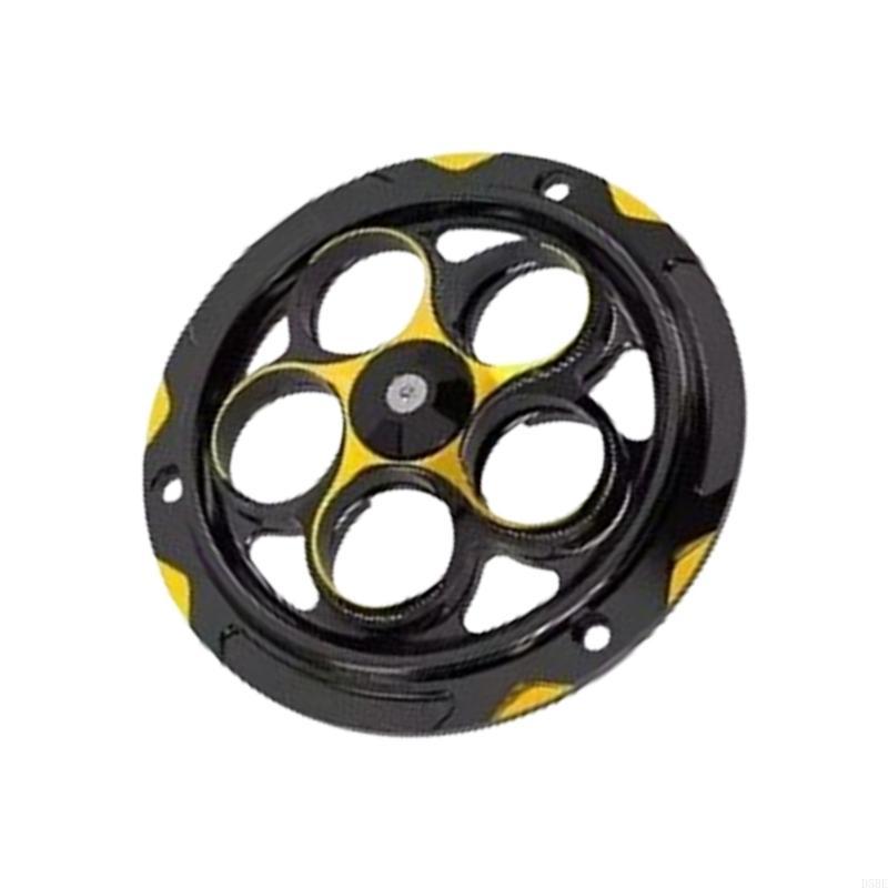 D5BE Motorcycle Engine Heat Dissipation Cover Fan Cover High Efficiency Cooling Aluminum Easy tallation Universal
