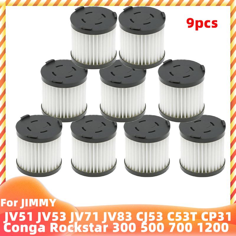 Compatible for JIMMY Handheld Cordless Vacuum JV51 JV53 JV71 JV83 CJ53 C53T CP31 Conga Rockstar 300 500 700 1200 Ultimate Filter
