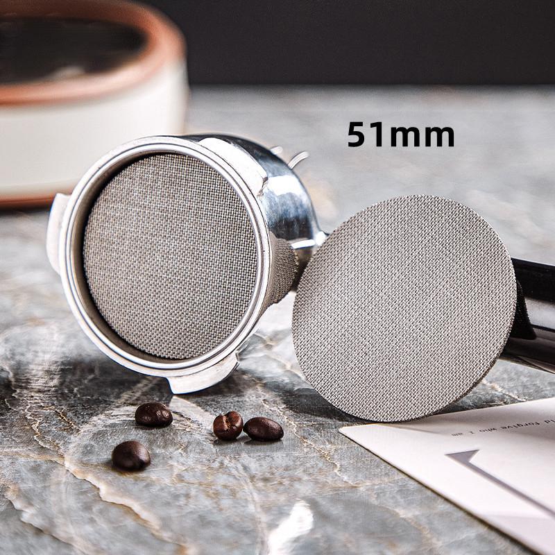 51/54/58mm Reusable Coffee Filter Screen Heat Resistant Mesh Portafilter Barista Coffee Making Puck Screen for Espresso Machine
