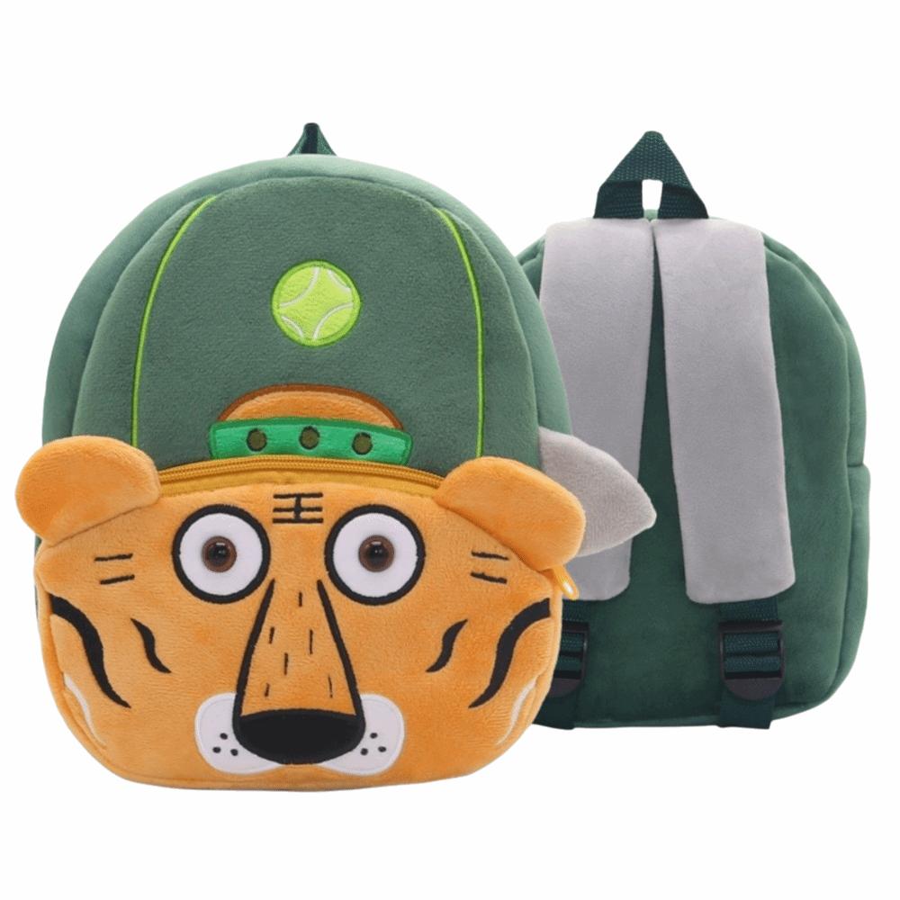 Cartoon Animal Plush Backpack Lightweight Kindergarten Backpack Children School Bag Outing Leisure