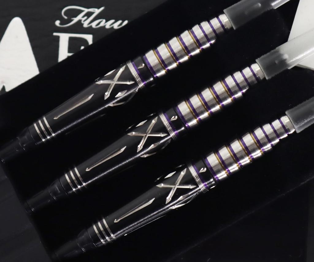 Dynasty BLACK LINE Coating Type ILL3 Plus 2BA 20g Yukina Chiba Model Dart Barrel Dart Set A-FLOW ILL3+