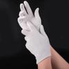5pairs Household Cleaning Tools Soft Cotton Work Gloves for Dry Hands Handling Film SPA Gloves Ceremonial High Stretch Gloves