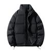 Stehkragen Baumwollkleidung Herren und Damen Abschnitt Winter Verdickt Locker Baumwolljacke Paarmodelle Einfarbig Brotkleidung Baumwollmantel