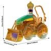 300ML 3D Tractor Decanter Tractor Shaped Whiskey Wine Bottle Glass Storage Ornament Decanter Decoration For Men Bar Cabinet