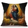 Neoclassical World Famous Oil Painting Jean Ingres Nepoleon The Source La Grande Odalisque Sofa Pillow Case Linen Cushion Cover