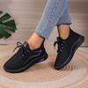 Women's Shoes New Mother Casual Shoes Fly-woven Mesh Comfortable Soft-soled Running Shoes Breathable Sneakers Women