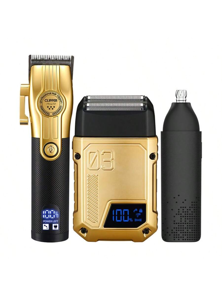 Электробритва с двумя лезвиями, возвратно-поступательным движением Бритвенный нож Бритье водонепроницаемый мужчины Электробритва с двумя лезвиями, возвратно-поступательным движением Бритвенный нож