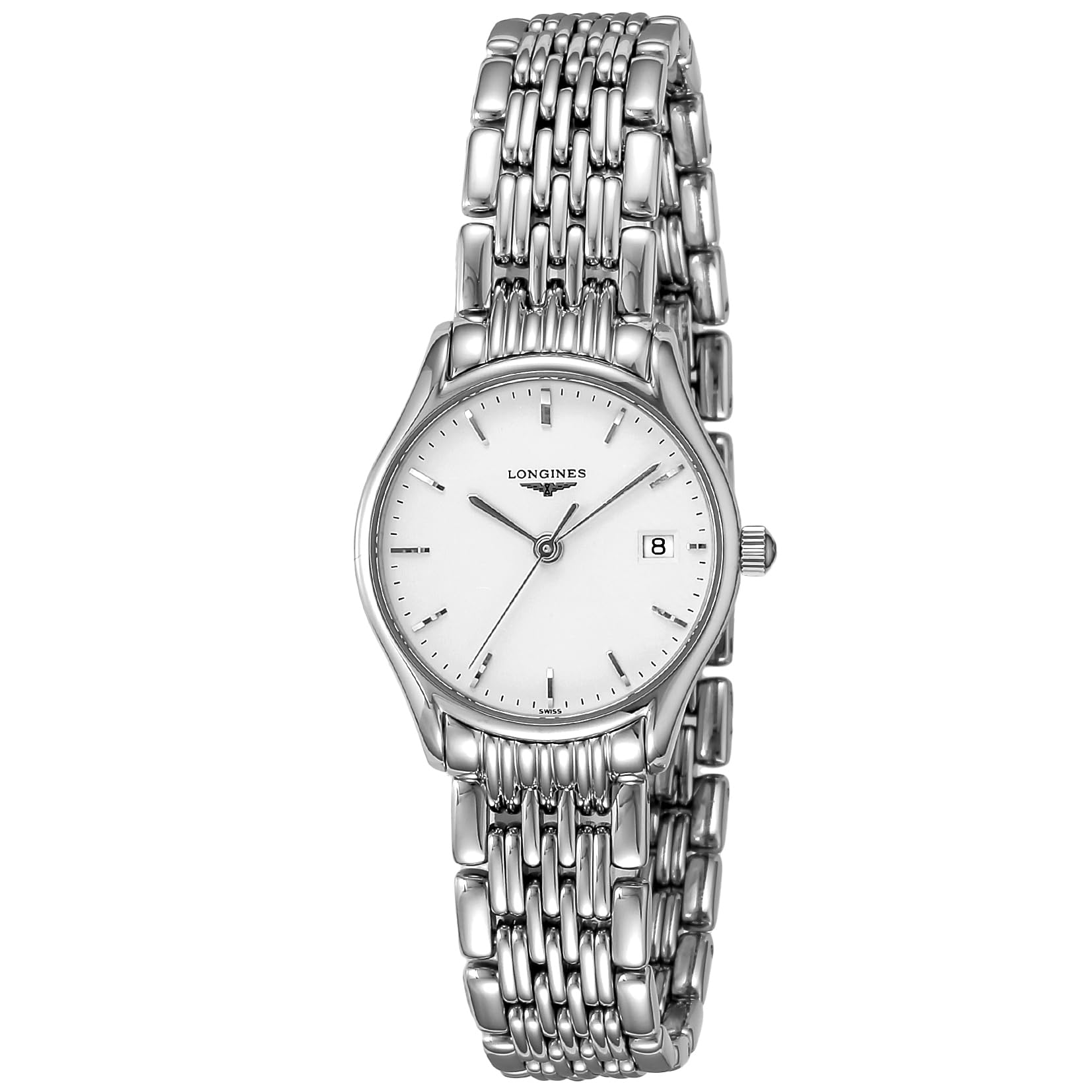 

Watch LYRE Quartz Waterproof for Daily Use Sapphire Glass White Dial Stainless Steel Silver [Longines] Women s L4.259.4.12.6 [Used] білий