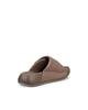 ECCO Cosmo PF Damen Puffy Puff Sandalen aus echtem Leder, 20668301674, Taupe, Größe 24,5 cm, 3E