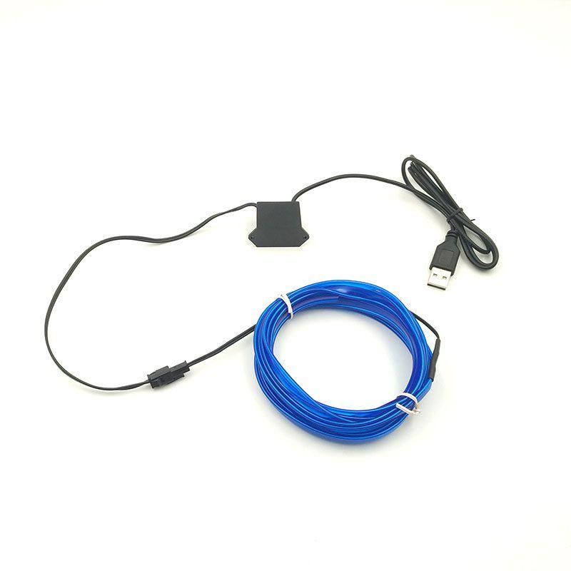 Vibrant Neon Led Light Glow El Wire String Rope For Stunning Party Decorations