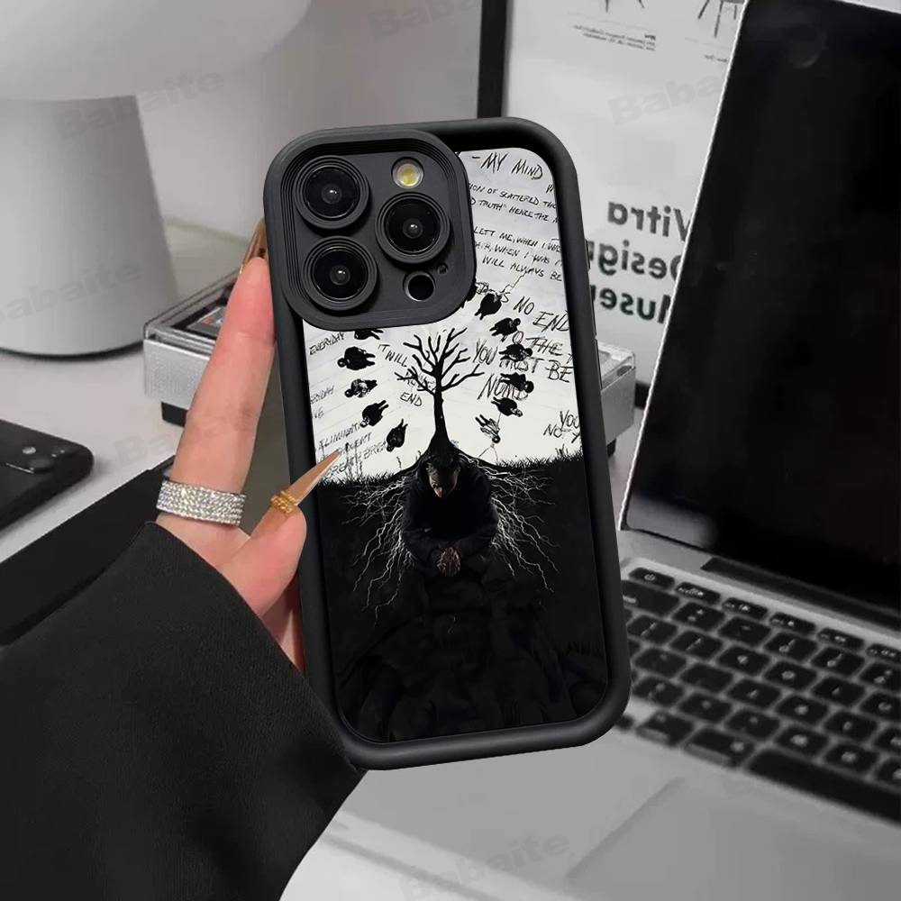 Handyhülle für iPhone 17 16 E 15 14 13 12 11 Pro Max Plus Rückabdeckung des Rappers X-XXXTentacionS