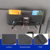 Car Leather Shield-Shaped Double-sided Card Holder Visor Sunglasses Clip For Volvo XC60 C30 T6 S60 C70 XC40 V40 XC70 AWD V90 S90