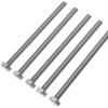 5Pcs Hex Head Bolts Stainless Steel Metric Full Thread Anti Corrosion Strong Holding Power for Wood Construction Mounting Needs