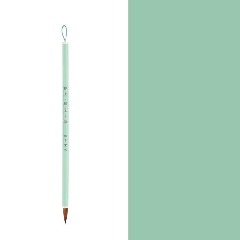 Brosse Les Étudiants Sont Aussi Des Débutants en Pinceau Petit Format Pratiquent la Calligraphie Script Régulier Script Officiel Pinceau