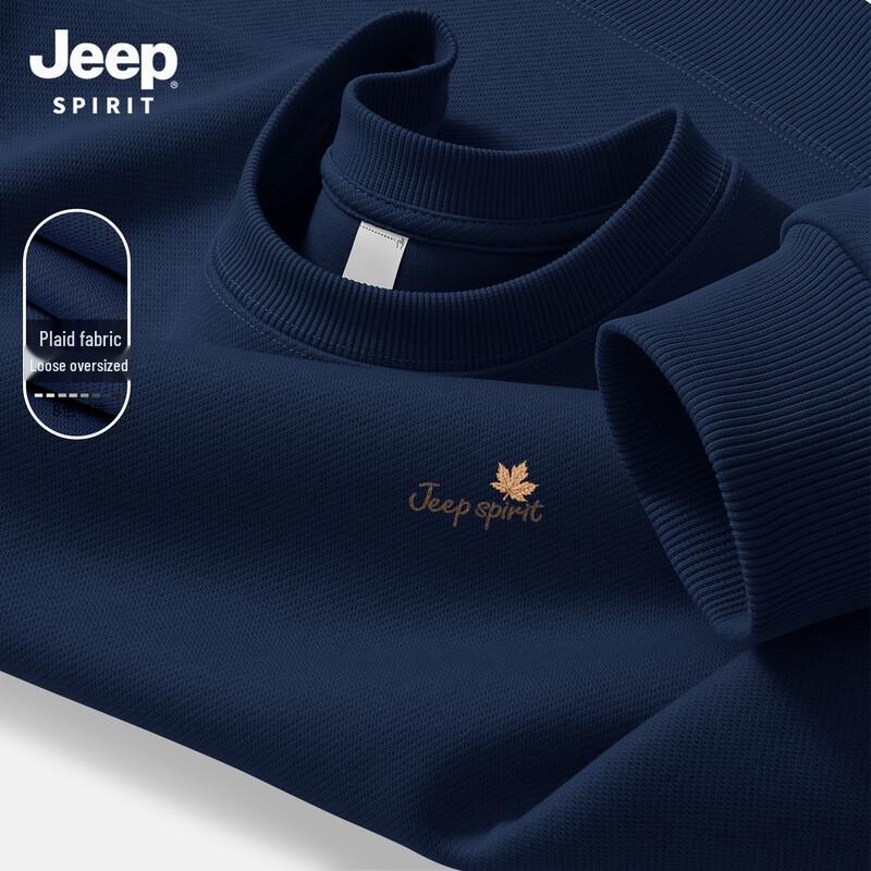 JEEP SPIRIT Men's 2026 Spring Autumn Casual Sweatshirt