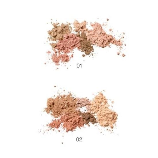 RMK Shade Glow Face Palette 02 Sedona Symphony (Highlight Shading Highlight Powder Cheek Blush)