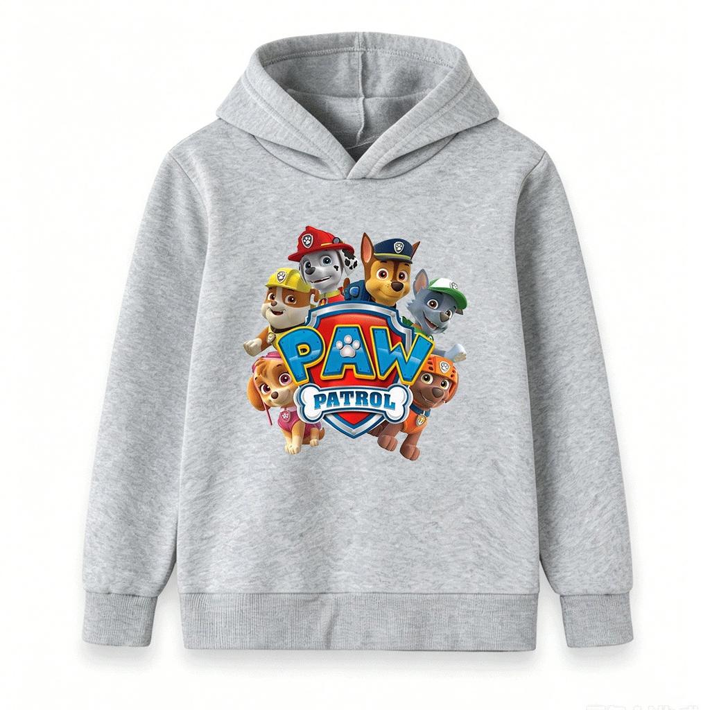 Kids Boys Girls Cartoon Animal Print Hooded Sweatshirt Casual Long Sleeve Pullover Tops for Toddlers
