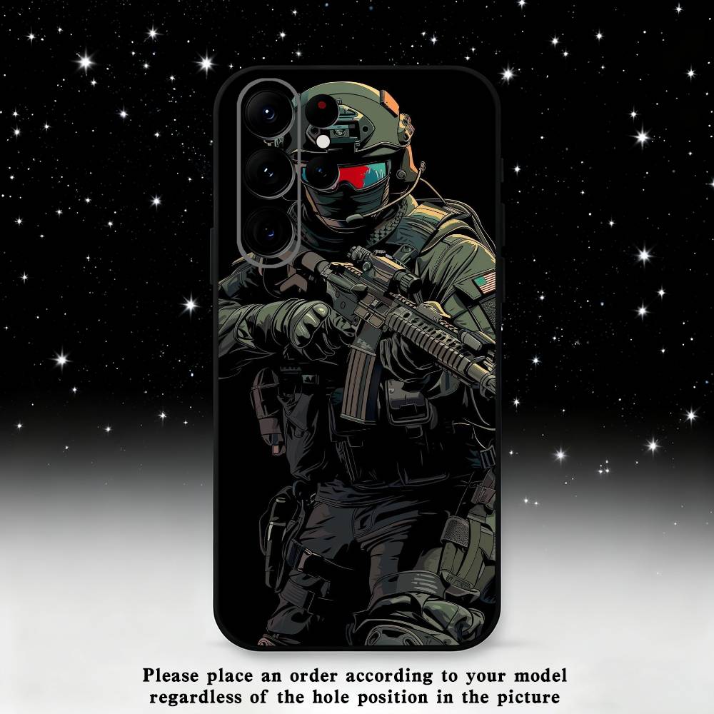Battlefield 61 Phone Case For Samsung S25,S24 Ultra,S20,S30 plus,S22 plus,S23,S30 Ultra 5G Silicone Black Shell