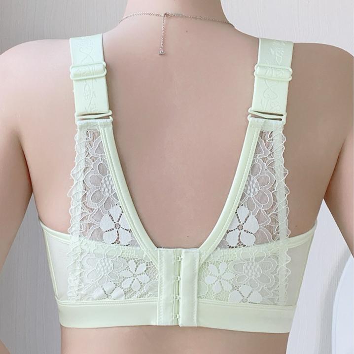 Anti-sagging Secondary Lactation Bra Women's Gathering Bra Beautiful Back Traceless Bra Large-sized Underwear for Ladies Push Up Bra