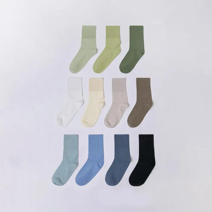 Basic 11-Color Quarter Socks