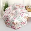 1pc Floral Deer Fashionable Automatic Opening/Closing Folding Umbrella with 8 Bones, Windproof Portable, Daily Use170