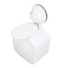 Dispenser Sapone Liquido con Ventosa Senza Foratura Portata 3KG Montaggio a Parete in Plastica Flacone a Pressione per Lavandini di Bagno e Cucina