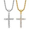 Cross Pendant Necklace 2026 Jewelry Fashion Trend Inlaid Zircon Men's Party Jewelry Accessories