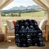 Custom Name Dallas Cowboys Flannel Fleece Blanket Cozy Warm Throw Blanket For Couch Bed Travel All Season Use