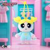 12cm Genuine PowerPuff Girls Plush Doll Toys Keychain Ornament Cute Buttercup Bubbles Blossom Cartoon Bag Decoration Girls Gift
