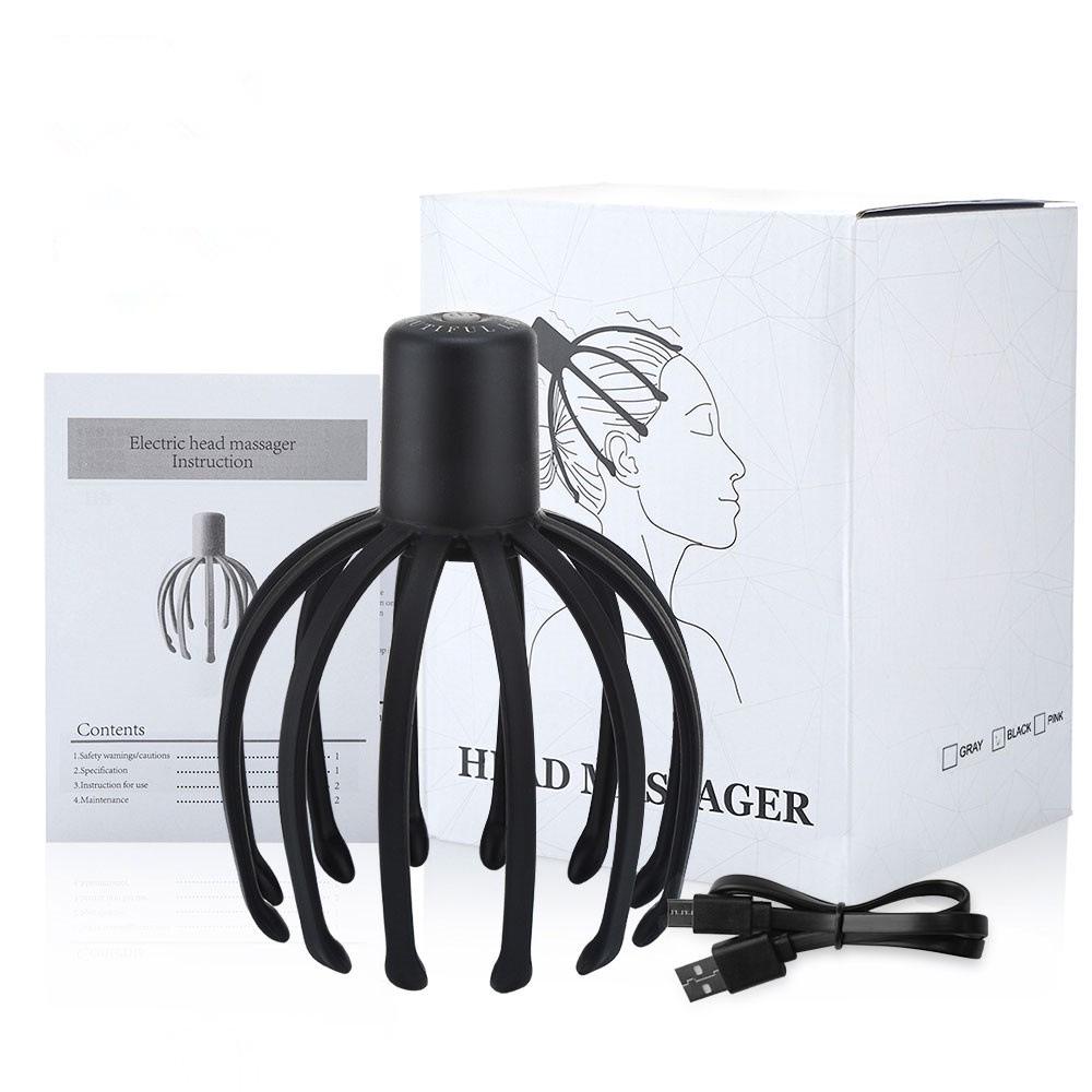 Octopus Electric Head Massager: Eight-Claw Scalp Kneader.