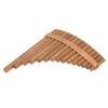 Musical Professional Panpipe Pan Flute 15 Pipes G Key Musical Instrument Pan Pipe Flute Right Hand
