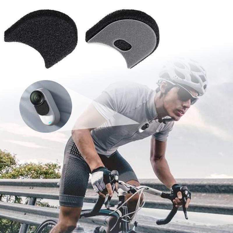 Windscreen for GO 3 & GO3S Microphone Windy Muff Black Foam Noise Reductions Accessories