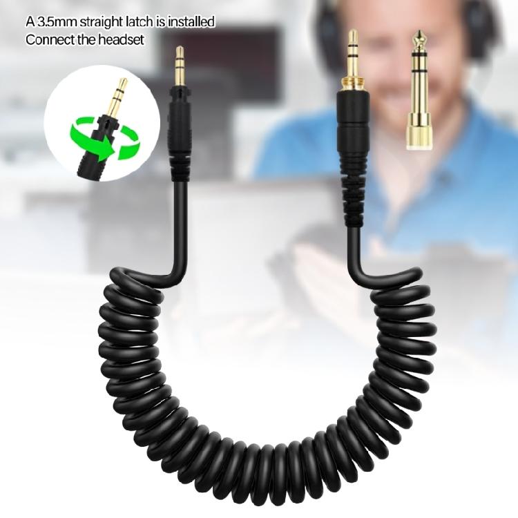Cabo de Fio de Linha de Áudio para Fones de Ouvido de Reposição para Headsets Gamer EAH-DJ1200