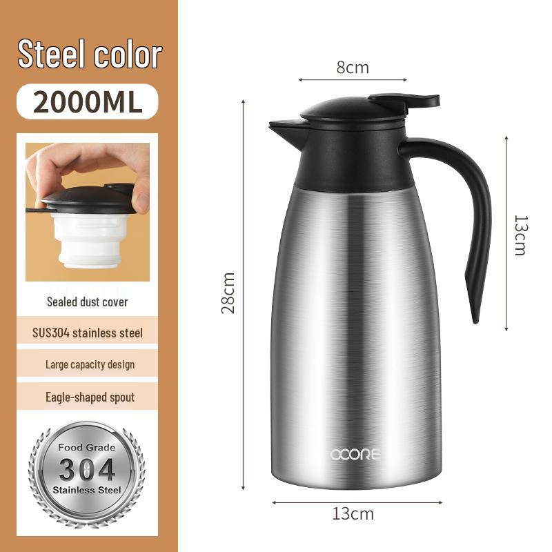 

304 Stainless Steel Thermos Flask Kettle for Home & Commercial Use